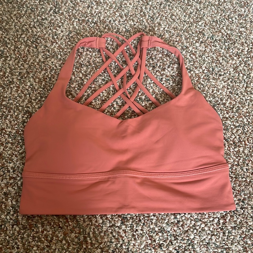 Lululemon free to be long line sports bra size 8